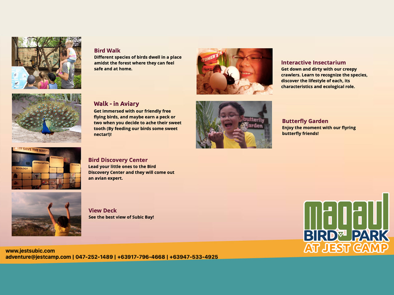 Jest Camp Tour at Magaul Bird Park (Subic Bay, SBFZ, Olongapo City)