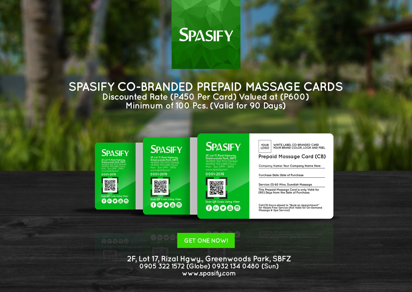 Spasify Co Branded Prepaid Cards