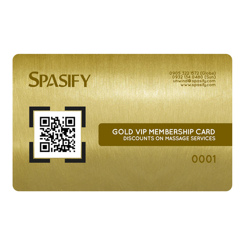 Spasify Gold VIP Membership Card