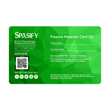 Load image into Gallery viewer, Spasify Emerald Prepaid Cards