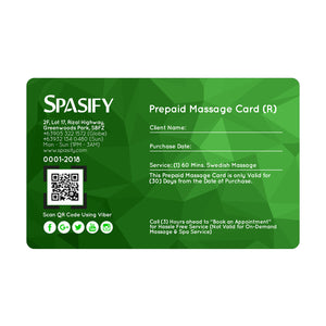 Spasify Ruby Prepaid Cards