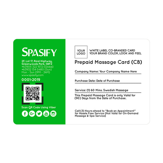 Spasify Co Branded Prepaid Cards