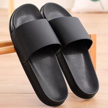 Load image into Gallery viewer, Spasify Black Rubber Slippers (Massage, Lounge, &amp; Shower)