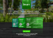 Load image into Gallery viewer, Spasify Ruby Prepaid Cards